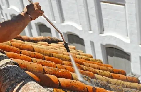 Nettoyage de toitures - Douchy-Montcorbon